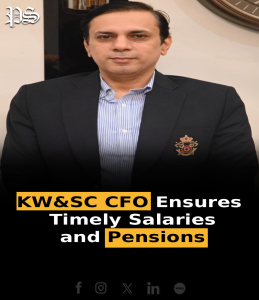 KW&SC CFO Ensures Timely Salaries and Pensions