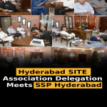 Hyderabad SITE Association Delegation Meets SSP Hyderabad