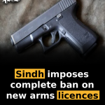 Sindh imposes complete ban on new arms licences