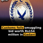 Customs foils smuggling bid worth Rs154 million in Gadani