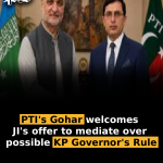 PTI’s Gohar welcomes JI’s offer to mediate over possible KP Governor’s Rule