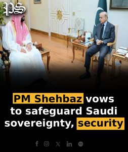 PM Shehbaz vows to safeguard Saudi sovereignty, security