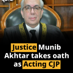 Justice Munib Akhtar takes oath as Acting CJP