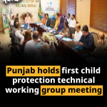 Punjab holds first child protection technical working group meeting