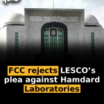 FCC rejects LESCO’s plea against Hamdard Laboratories