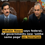 Mohsin Naqvi says federal, KP governments now ‘on the same page’ on terrorism