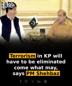 Terrorism in KP will have to be eliminated come what may, says PM Shehbaz 