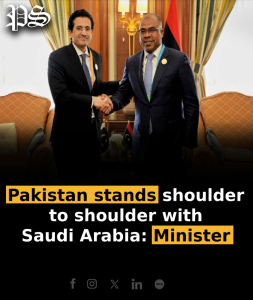 Pakistan stands shoulder to shoulder with Saudi Arabia: Minister