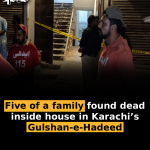 Five of a family found dead inside house in Karachi’s Gulshan-e-Hadeed