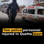 Two police personnel injured in Quetta blast