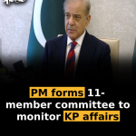 PM forms 11-member committee to monitor KP affairs