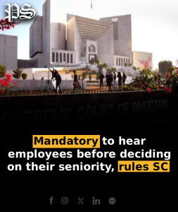 Mandatory to hear employees before deciding on their seniority, rules SC