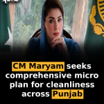 CM Maryam seeks comprehensive micro plan for cleanliness across Punjab