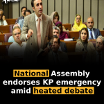 National Assembly endorses KP emergency amid heated debate