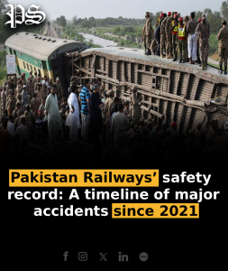 Pakistan Railways’ safety record: A timeline of major accidents since 2021