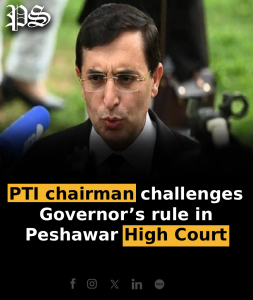 PTI chairman challenges Governor’s rule in Peshawar High Court