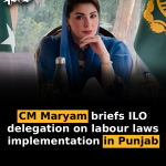 CM Maryam briefs ILO delegation on labour laws implementation in Punjab
