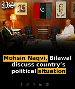 Mohsin Naqvi, Bilawal discuss country’s political situation
