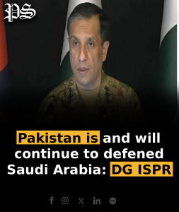 Pakistan is and will continue to defened Saudi Arabia: DG ISPR