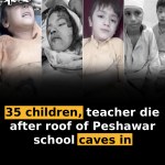 35 children, teacher die after roof of Peshawar school caves in